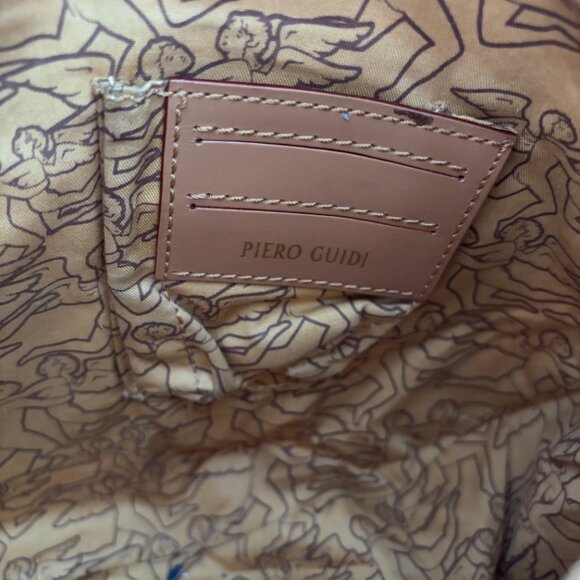 Piero Guidi Magic Circus Coated Canvas Hobo Bag - Picture 14 of 16